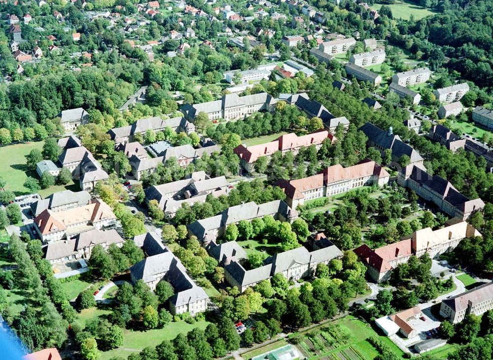 Berlin-Buch from above - Klinikum Berlin-Buch.