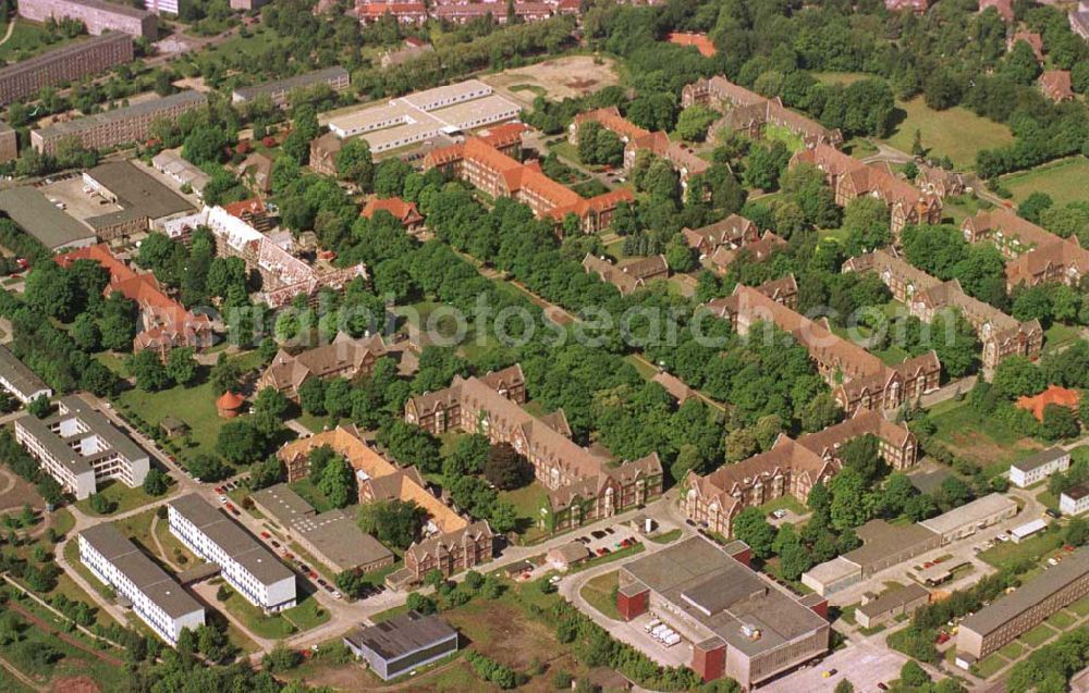 Aerial image Berlin-Buch - Klinikum Berlin-Buch.