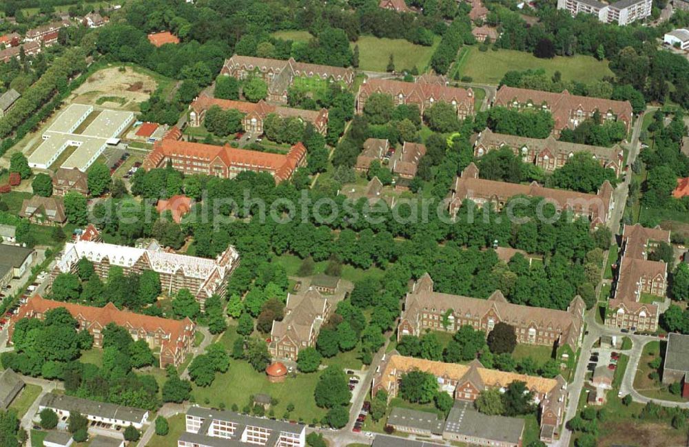 Berlin-Buch from above - Klinikum Berlin-Buch.