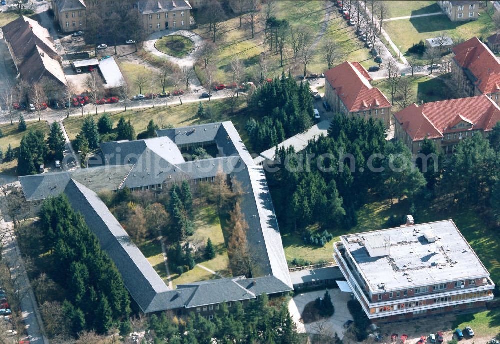 Aerial image Berlin-Buch - Klinikum Berlin-Buch.