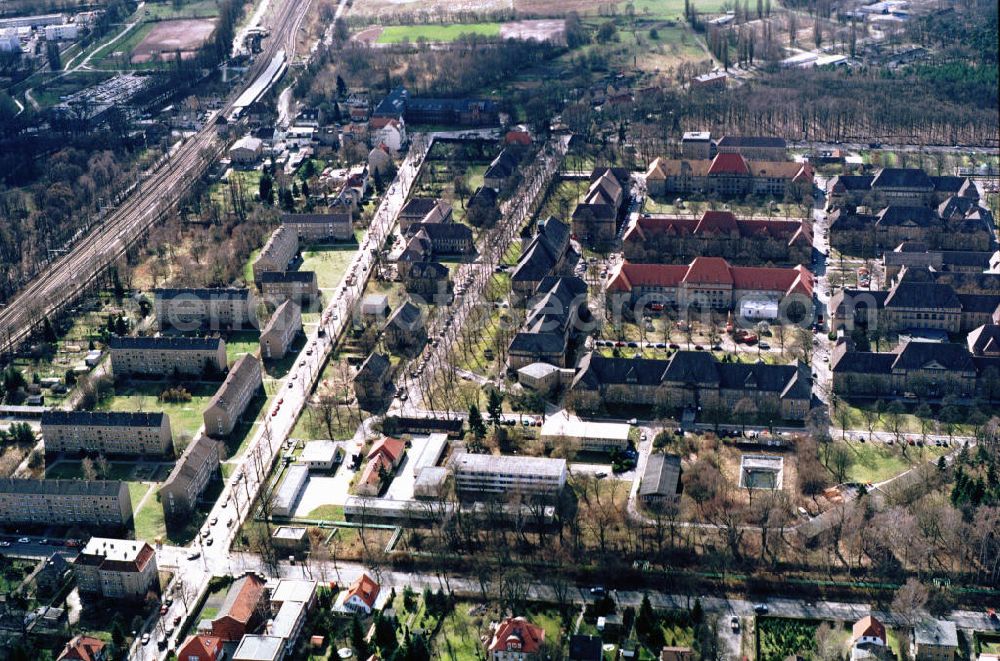 Berlin-Buch from the bird's eye view: Klinikum Berlin-Buch. 1x Dia KB VER Klinikum Buch 21.04.1998