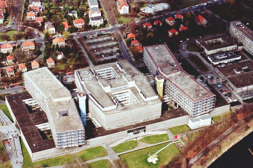 Berlin - Steglitz from above - 26.03.1995 Klinikum Steglitz