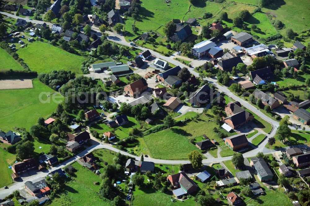 Aerial photograph Klinkrade - Klinkrade village in the state of Schleswig-Holstein