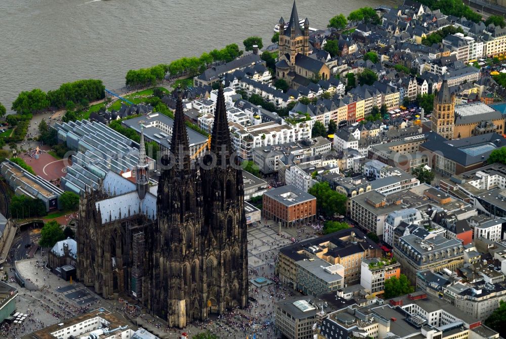 Aerial photograph Köln - View of the city of Köln in North Rhine-Westphalia