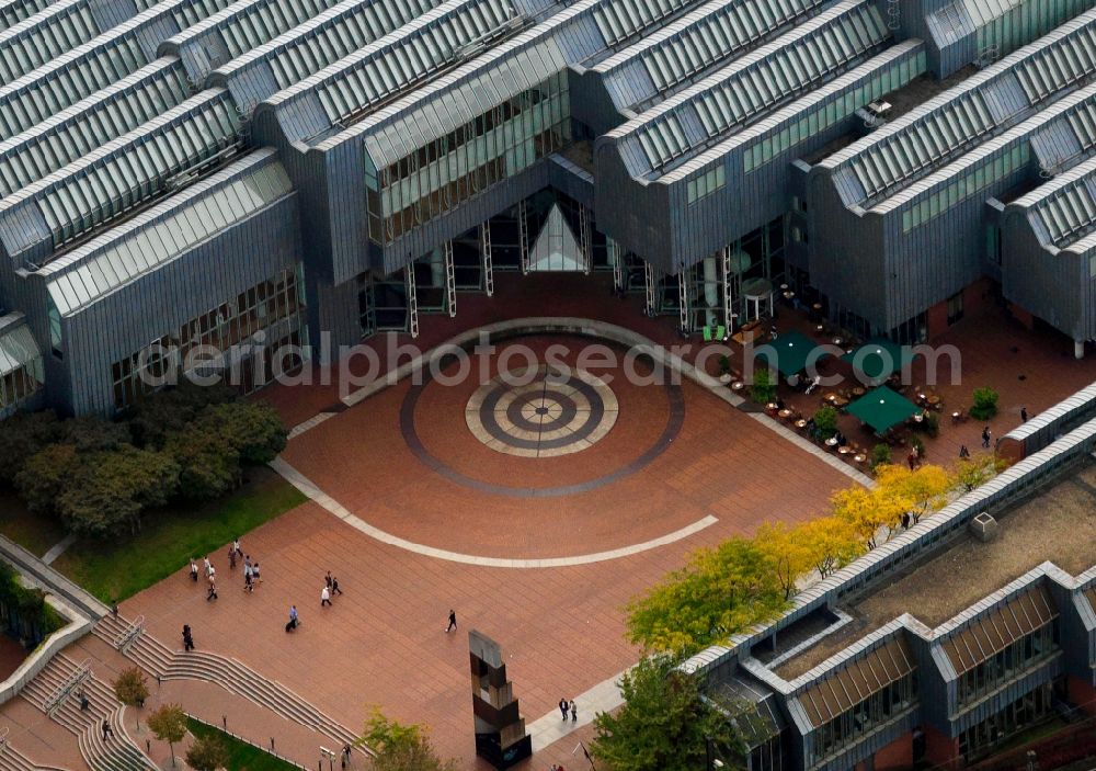 Köln from the bird's eye view: The Kölner Philharmonic Hall in the building complex of the Museum Ludwig in Cologne in North Rhine-Westphalia