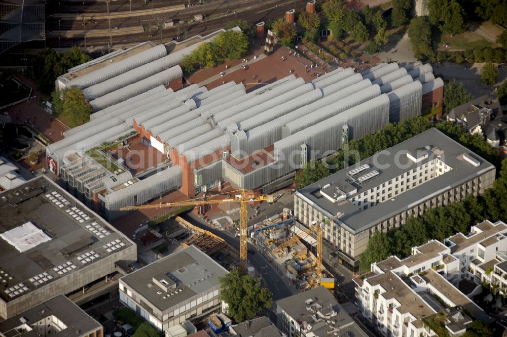 Köln from the bird's eye view: The Kölner Philharmonic Hall in the building complex of the Museum Ludwig in Cologne in North Rhine-Westphalia