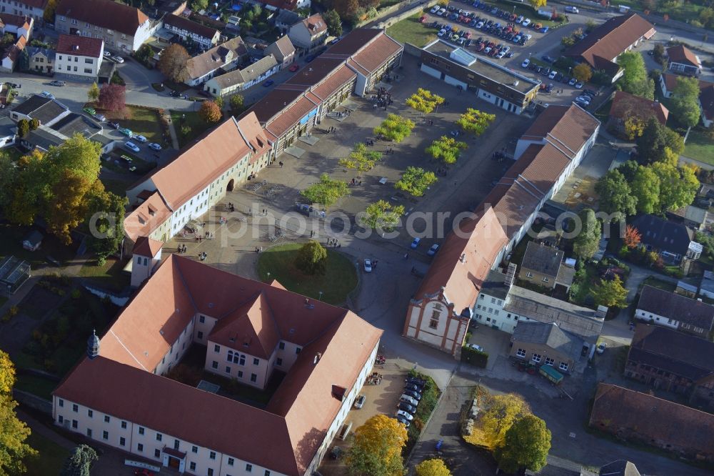 Haldensleben from the bird's eye view: View of the Monastery Althaldensleben in Haldensleben in the state Saxony-Anhalt. The Monastery Althaldensleben is a former Cistercian convent in the district Althaldensleben
