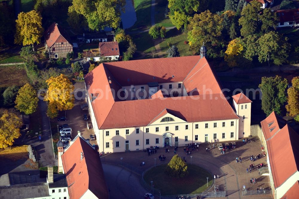 Haldensleben from the bird's eye view: View of the Monastery Althaldensleben in Haldensleben in the state Saxony-Anhalt. The Monastery Althaldensleben is a former Cistercian convent in the district Althaldensleben
