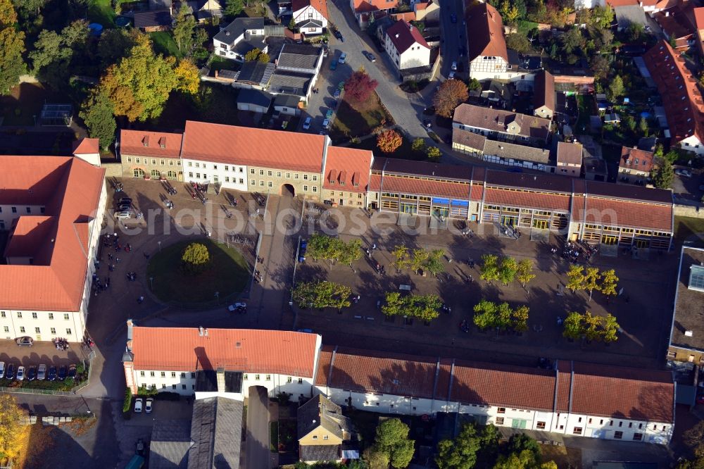 Aerial photograph Haldensleben - View of the Monastery Althaldensleben in Haldensleben in the state Saxony-Anhalt. The Monastery Althaldensleben is a former Cistercian convent in the district Althaldensleben