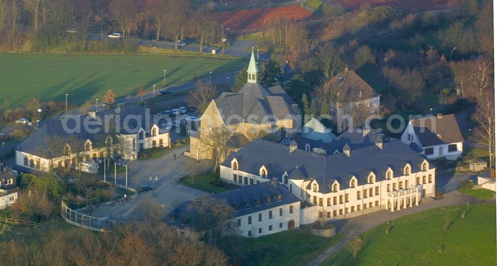 Aerial image Bochum - Blick auf das Zisterzienser-Kloster in Bochum-Stiepel. The monastery in Bochum.