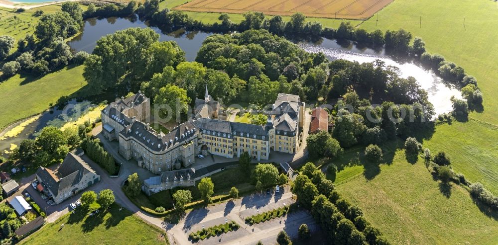 Aerial photograph Rees - Abbey House Aspel at Rees in the state of North Rhine-Westphalia