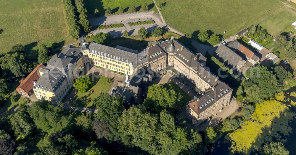 Aerial image Rees - Abbey House Aspel at Rees in the state of North Rhine-Westphalia