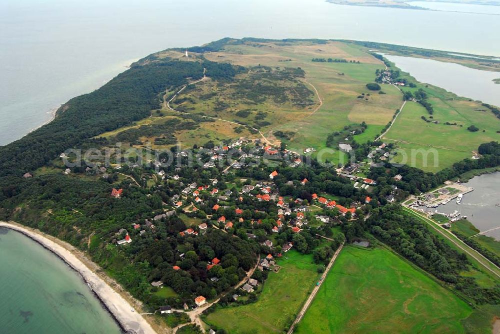 Aerial image Hiddensee (Rügen) - Kloster auf Hiddensee.