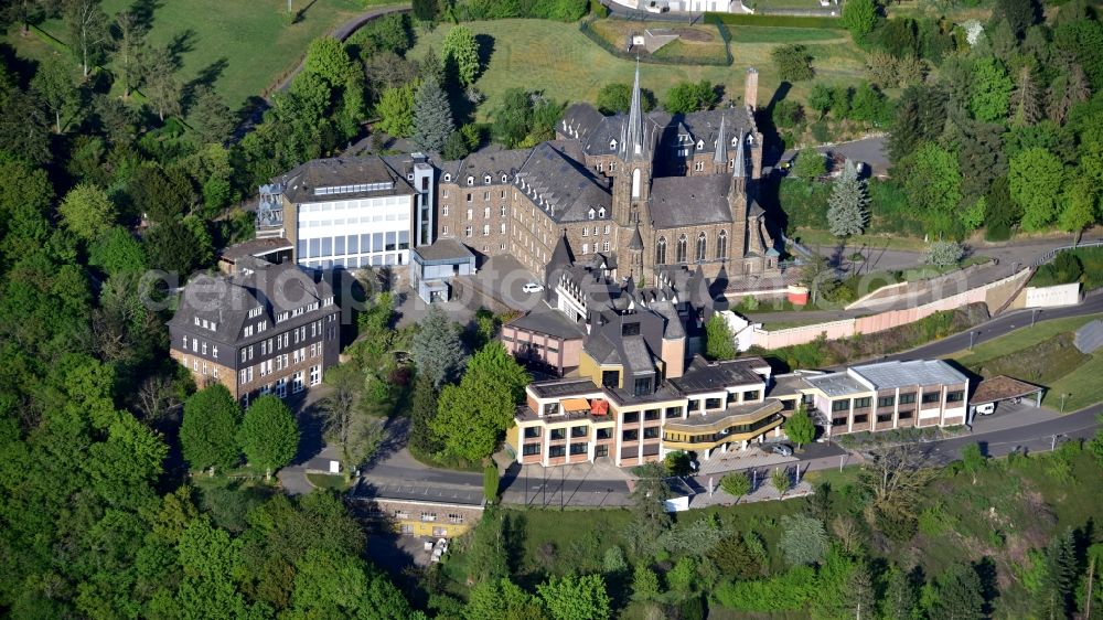 Waldbreitbach from the bird's eye view: Marienhaus Monastery in Waldbreitbach in the state Rhineland-Palatinate, Germany