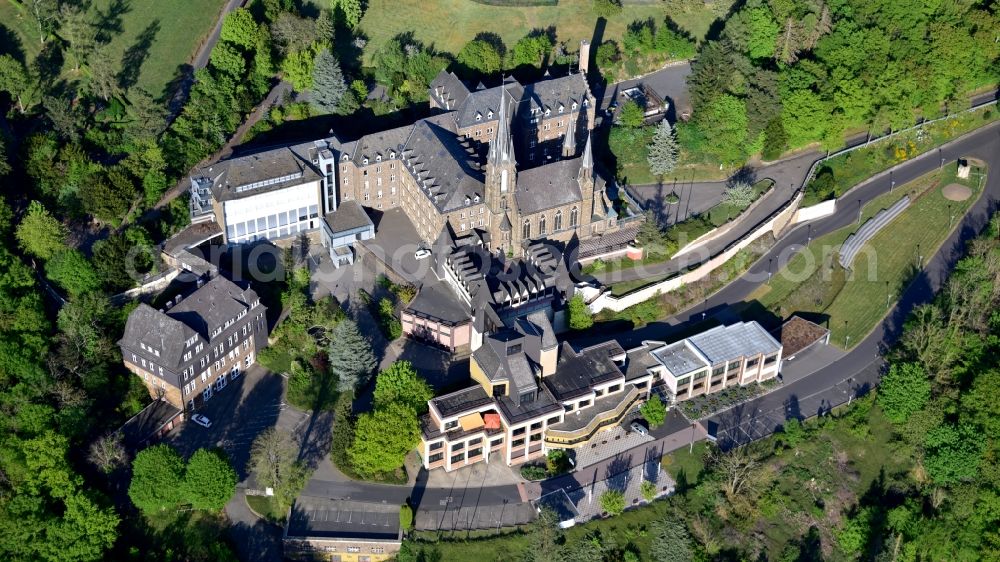 Waldbreitbach from the bird's eye view: Marienhaus Monastery in Waldbreitbach in the state Rhineland-Palatinate, Germany