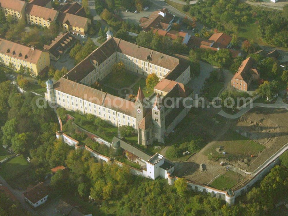 Reichenbach from above - Das Kloster Reichenbach ist ein Kloster der Barmherzigen Brüder in Reichenbach am Regen/Reichenbach in Bayern. Eustachius-Kugler-Str. 2, D-93189 Reichenbach, Telefon: 09 46 4 / 10 - 0 Telefax: 09 46 4 / 10 - 11 7, E-Mail: verwaltung@barmherzige-reichenbach.de