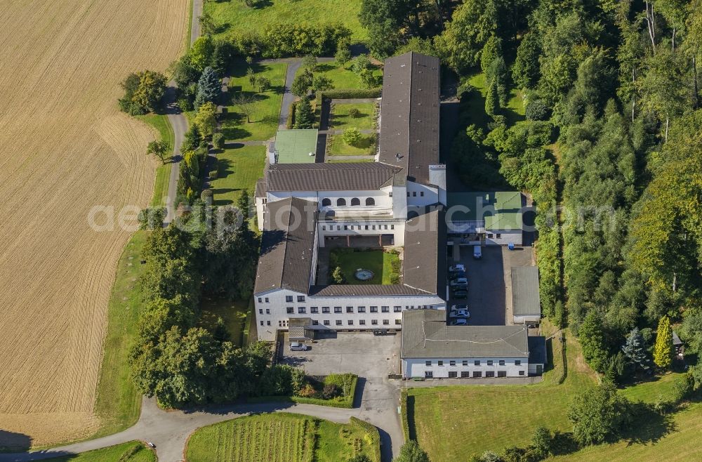 Aerial image Essen OT Schuir - Convent of the Sisters of Charity of Saint Elizabeth at Schuirweg in Schuir, district of Essen, in the state North Rhine-Westphalia