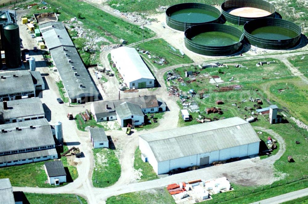 Brandenburg from above - 02.05.1995 Klärwerk in Finsterwalde