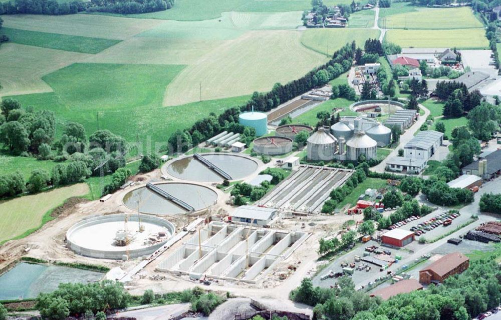 Aerial photograph Bayreuth - Klärwerk der Stadtwerke Bayreuth (Stadtwerke, Birkenstraße2 in 95447 Bayreuth, Tel.: 0921-600399).