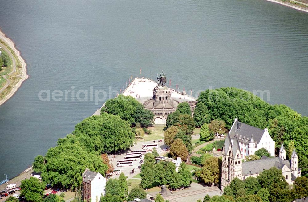 Aerial photograph Koblenz / Rheinland Pfalz - 