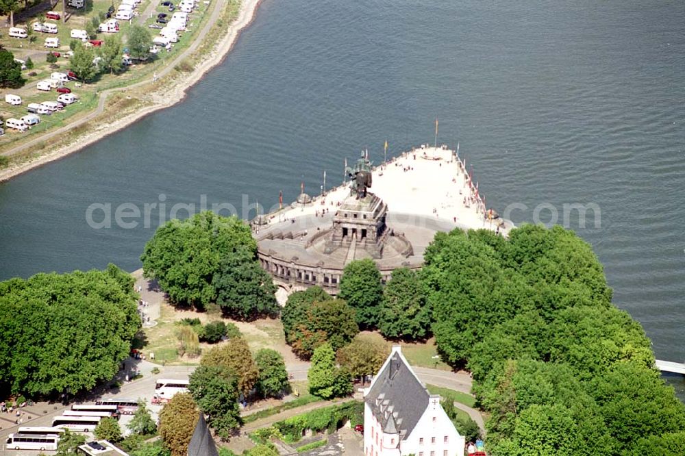 Koblenz / Rheinland Pfalz from above - 