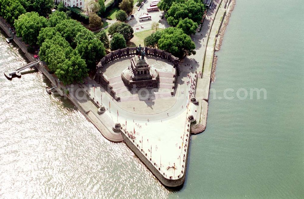 Koblenz / Rheinland Pfalz from above - 