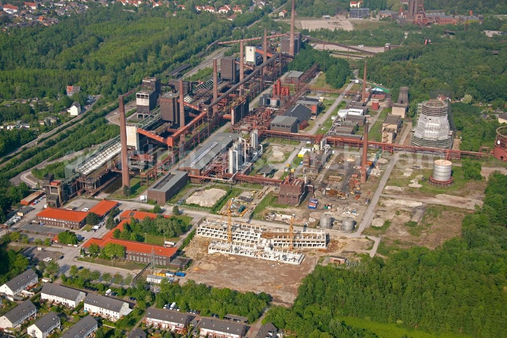 Essen OT Stoppenberg from above - View of the Kokerei Zollverein in the district of Stoppenberg in Essen in the state of North Rhine-Westphalia