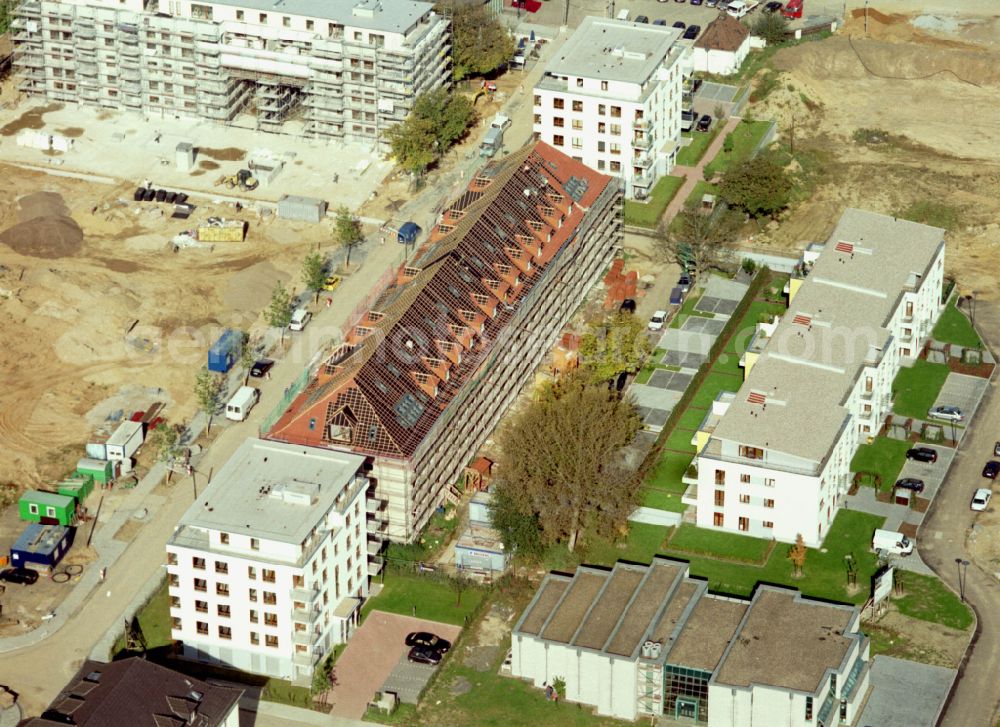 Aerial image Köln - Construction site for the renovation and reconstruction of the building complex of the former military barracks in the district Junkersdorf in Cologne in the state North Rhine-Westphalia, Germany