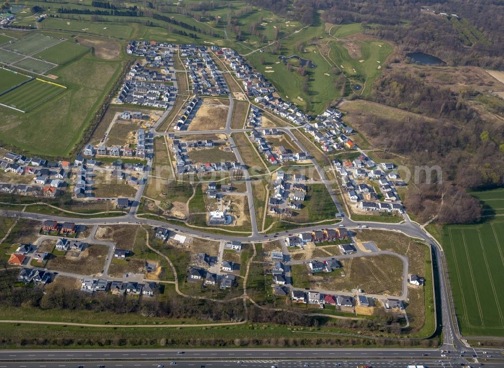 Dortmund from above - Conversion project Brackeler field - new housing development on the former Napier Barracks Dortmund in North Rhine-Westphalia