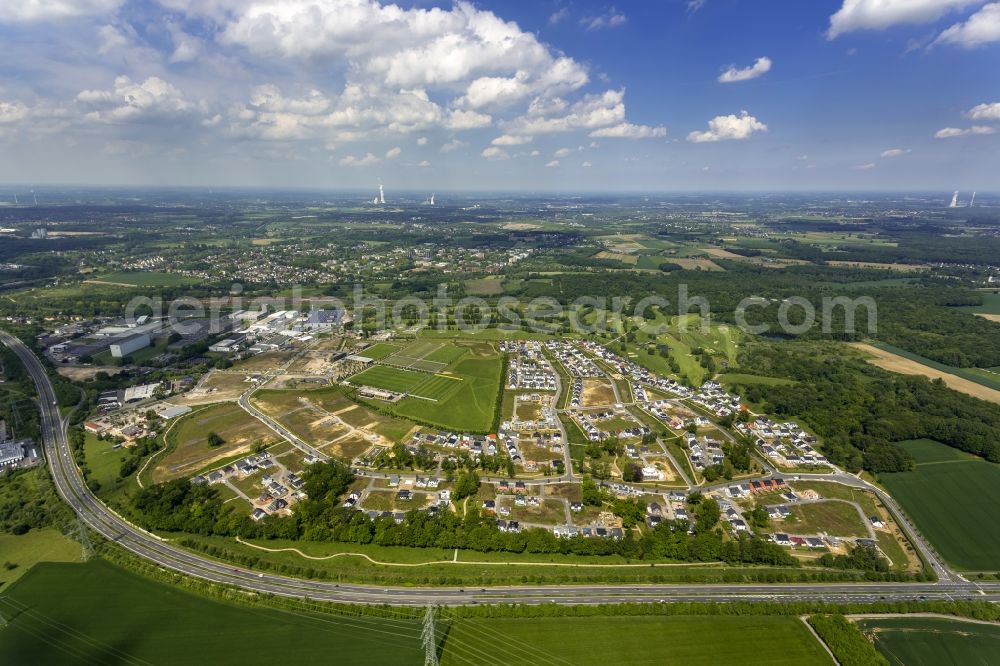 Aerial image Dortmund - Conversion project Brackeler field - new housing development on the former Napier Barracks Dortmund in North Rhine-Westphalia