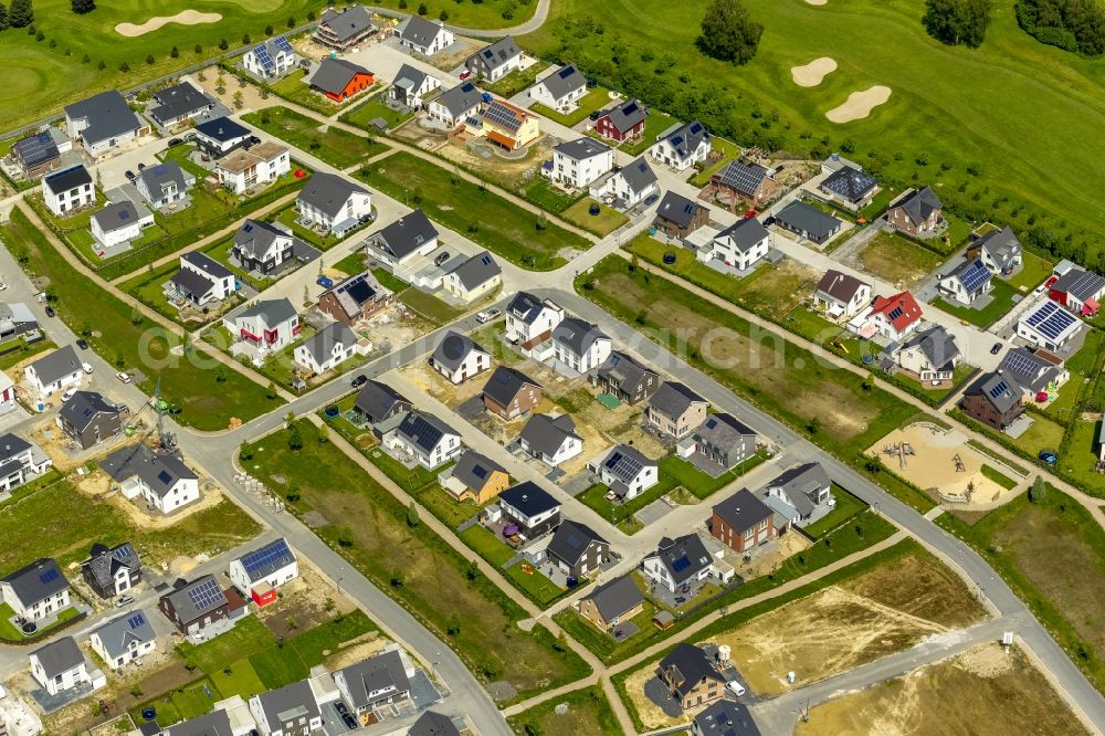 Aerial photograph Dortmund - Conversion project Brackeler field - new housing development on the former Napier Barracks Dortmund in North Rhine-Westphalia