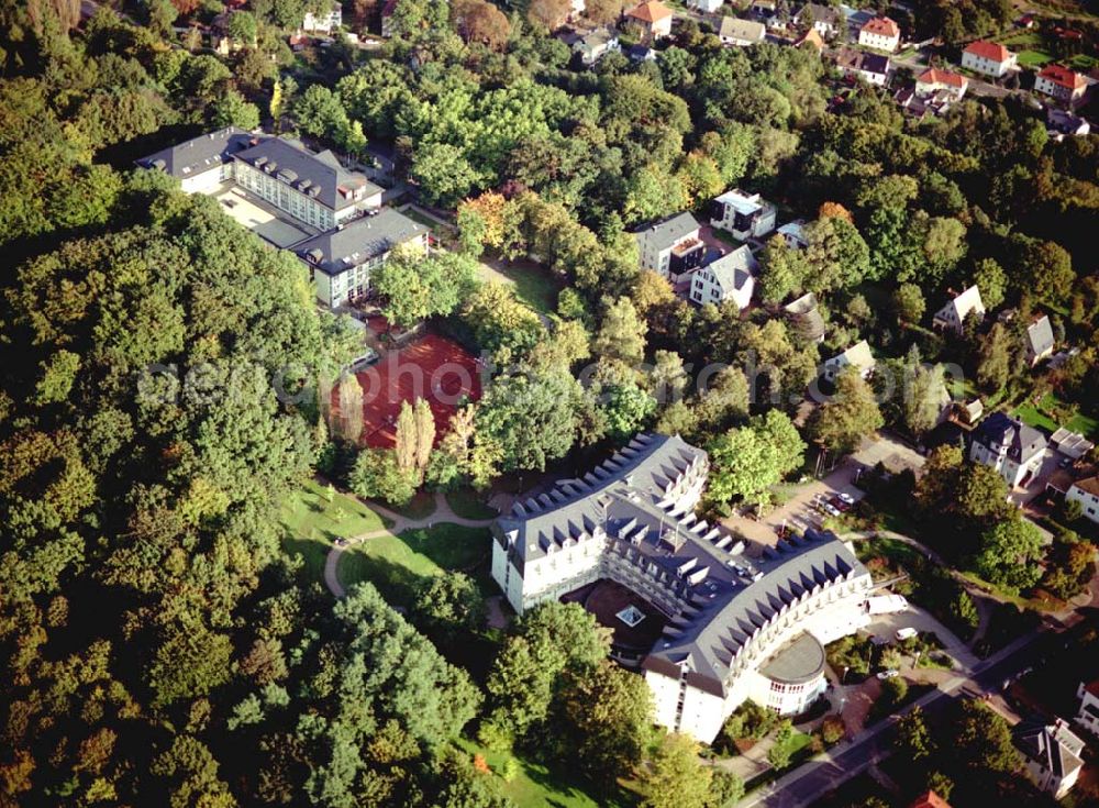 Bad Lausnick In Sachsen from the bird's eye view: 