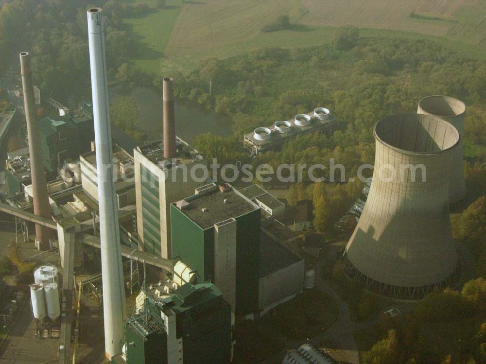 Aerial image Marktredwitz - Blick auf Kraftwerk östlich von Marktredwitz