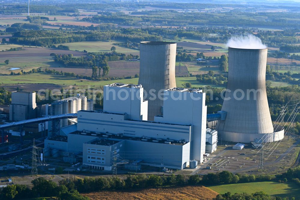 Aerial image Schmehausen - Power plants of the coal-fired combined heat and power plant RWE Kraftwerk Westfalen on Siegenbeckstrasse in Schmehausen in the Ruhr area in the state of North Rhine-Westphalia, Germany