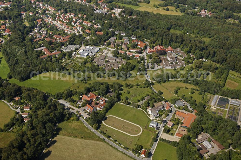 Bielefeld from above - Look at the hospitals Bethel, Mara, and the Protestant infirmary of Bielefeld