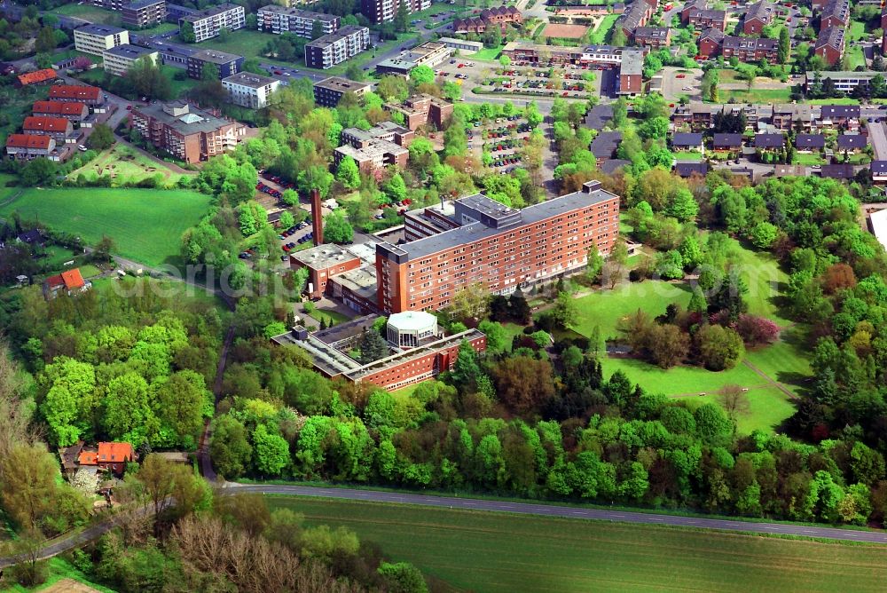 Aerial photograph Kamp-Lintfort - St. Bernard Hospital in Kamp-Lintfort in the state of North Rhine-Westphalia