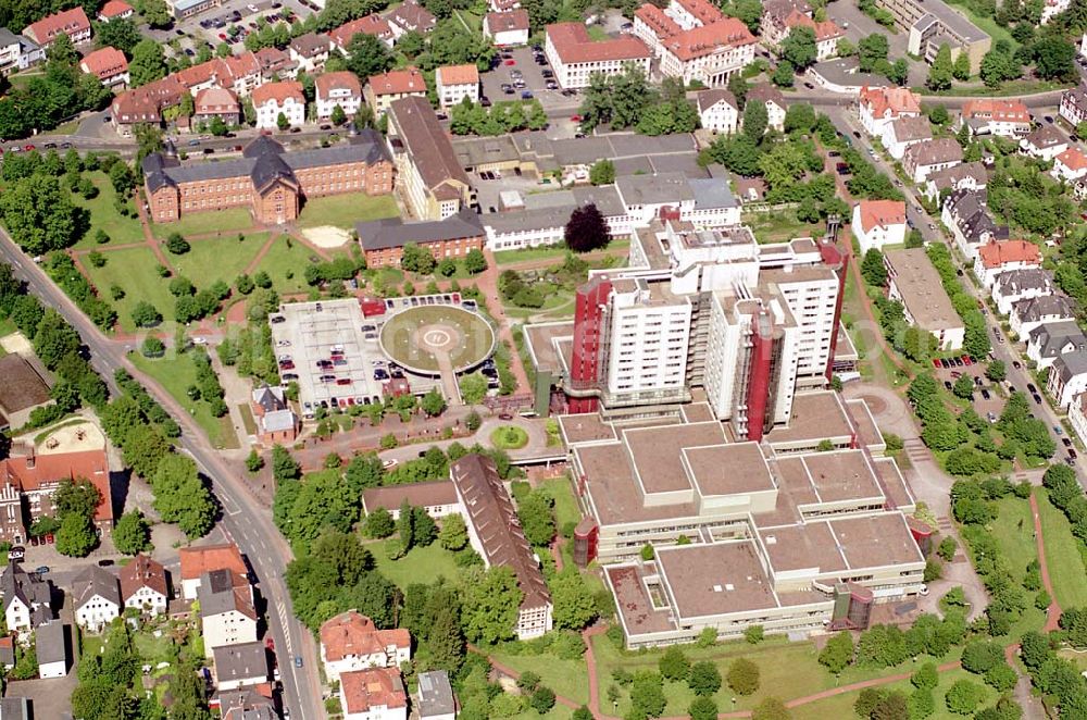 Aerial image Bielefeld / NRW - Krankenhaus Bielefeld. Datum: 26.05.03