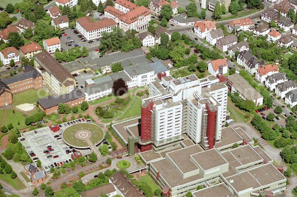 Aerial image Bielefeld / NRW - Krankenhaus Bielefeld. Datum: 26.05.03