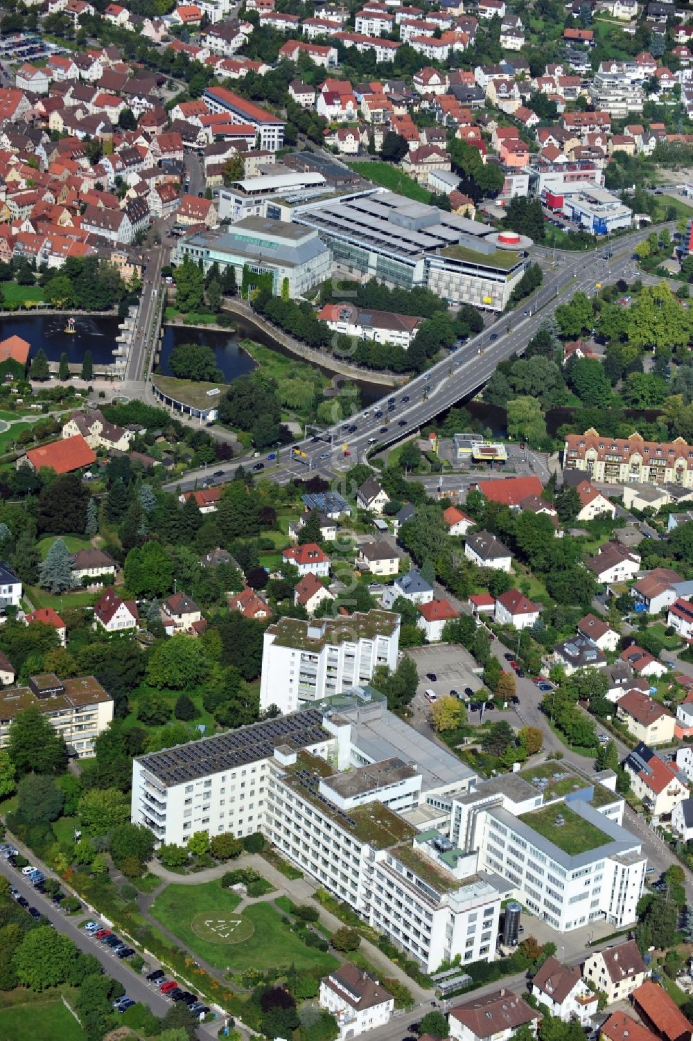 Aerial photograph Bietigheim-Bissingen - Bietigheim-Bissingen in the state Baden-Wuerttemberg