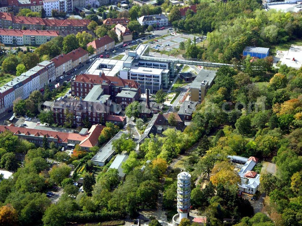 Aerial photograph Brandenburg - 07.10.2004 Blick auf das Krankenhaus in Brandenburg.