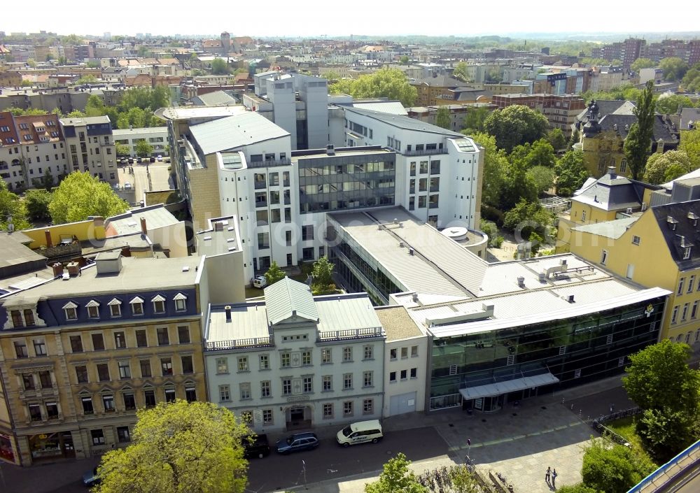 Aerial image Halle (Saale) - View of the hospital St. Elisabeth & St. Barbara in Halle ( Saale ) in the state Saxony-Anhalt