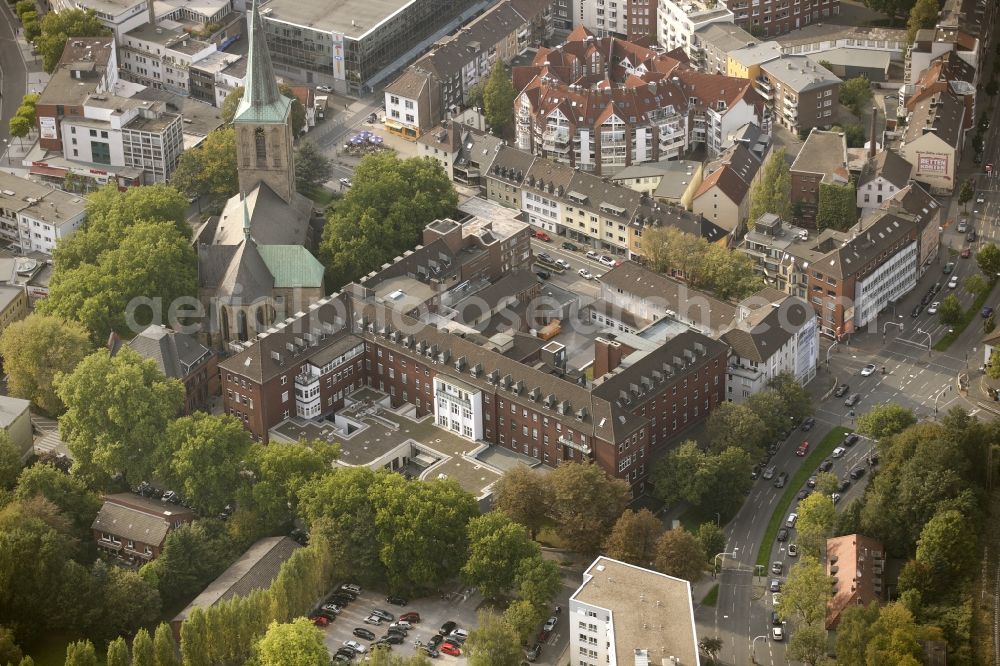 Aerial photograph Bochum - Hospital St. Elisabeth Hospital in Bochum in North Rhine-Westphalia