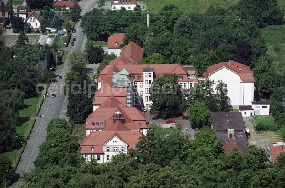 Forst from above - Hospital Forst in Brandenburg