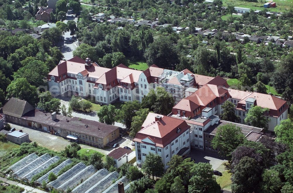 Aerial image Forst - Hospital Forst in Brandenburg