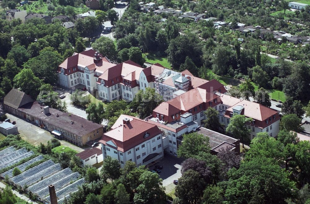 Forst from the bird's eye view: Hospital Forst in Brandenburg