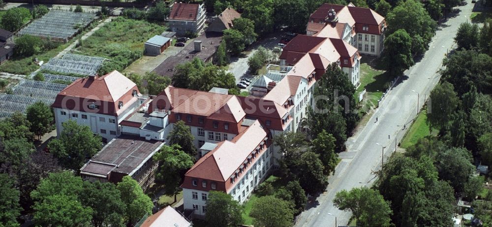 Aerial image Forst - Hospital Forst in Brandenburg