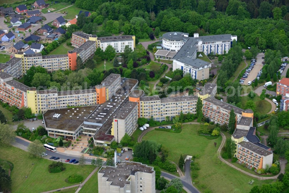 Aerial image Ratzeburg - Clinic of the hospital grounds in Ratzeburg in the state Schleswig-Holstein