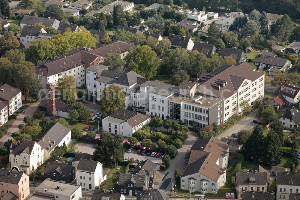 Bochum Linden from above - Linden Hospital in Bochum in North Rhine-Westphalia