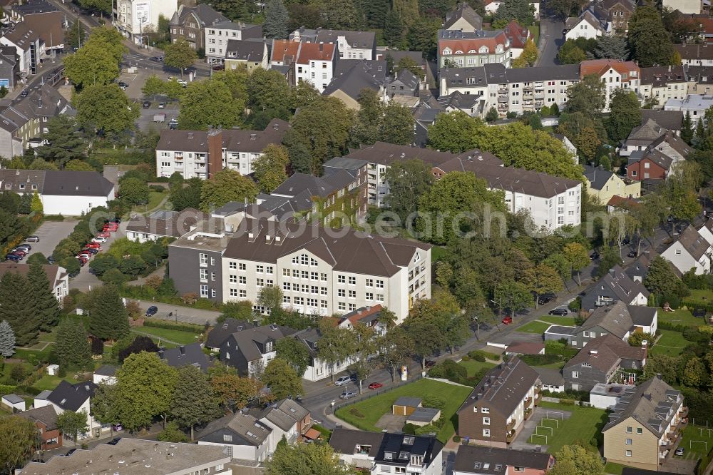 Bochum Linden from the bird's eye view: Linden Hospital in Bochum in North Rhine-Westphalia