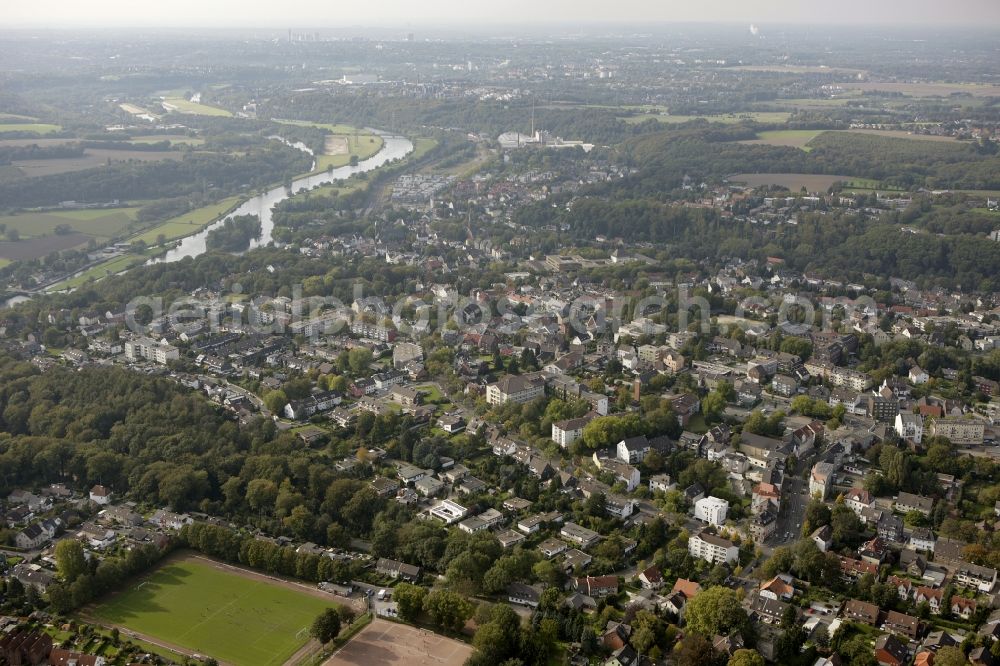 Bochum Linden from above - Linden Hospital in Bochum in North Rhine-Westphalia